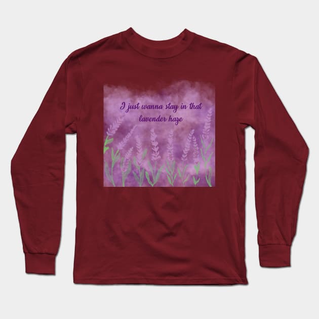 Lavender haze Long Sleeve T-Shirt by Johadesigns
